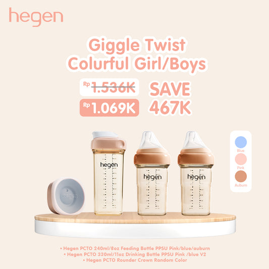 Hegen Bundle Giggle Twist Colurful Girl/Boys
