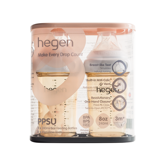 Hegen PCTO™ 240ml/8oz Feeding Bottle PPSU (2-pack)