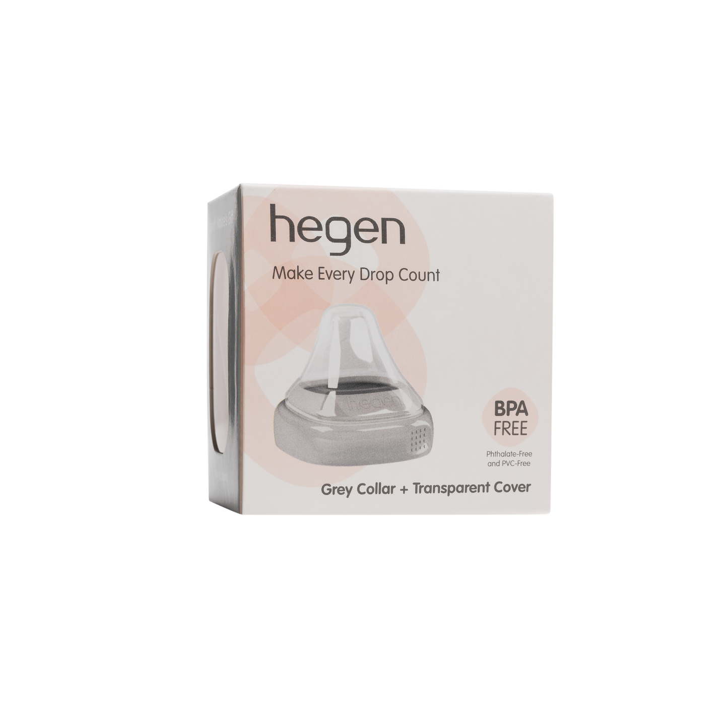 Hegen PCTO™ Collar and Transparent Cover Grey