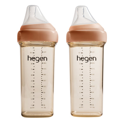 Hegen PCTO™  330ml/11oz Feeding Bottle PPSU 2-Pack Auburn Series