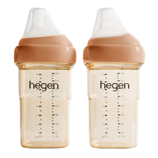 Hegen PCTO™  240ml/8oz  Feeding Bottle PPSU 2-Pack Auburn Series