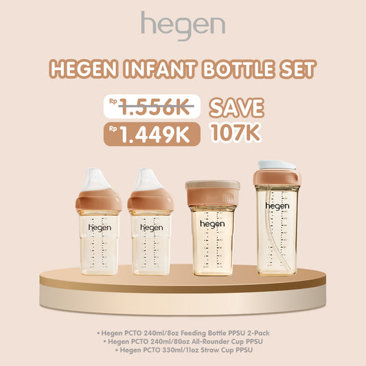 PRE-ORDER Bundle Hegen Infant Bottle Set