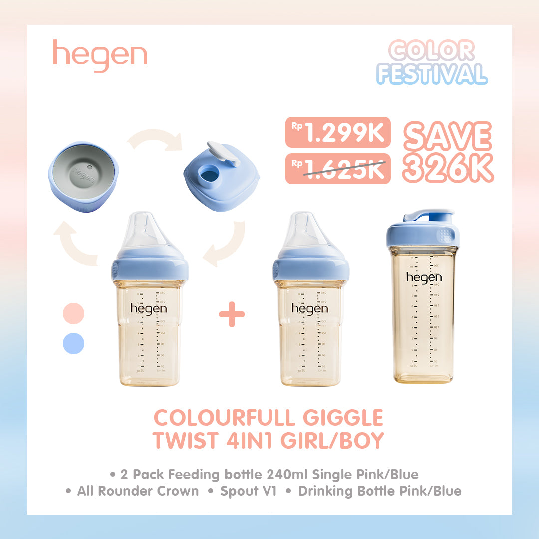 Hegen Bundle Colourful Giggle Twist 4in1 - Girl/Boy