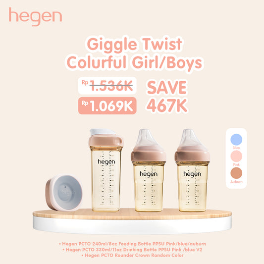 Hegen Bundle Giggle Twist Colurful Girl/Boys