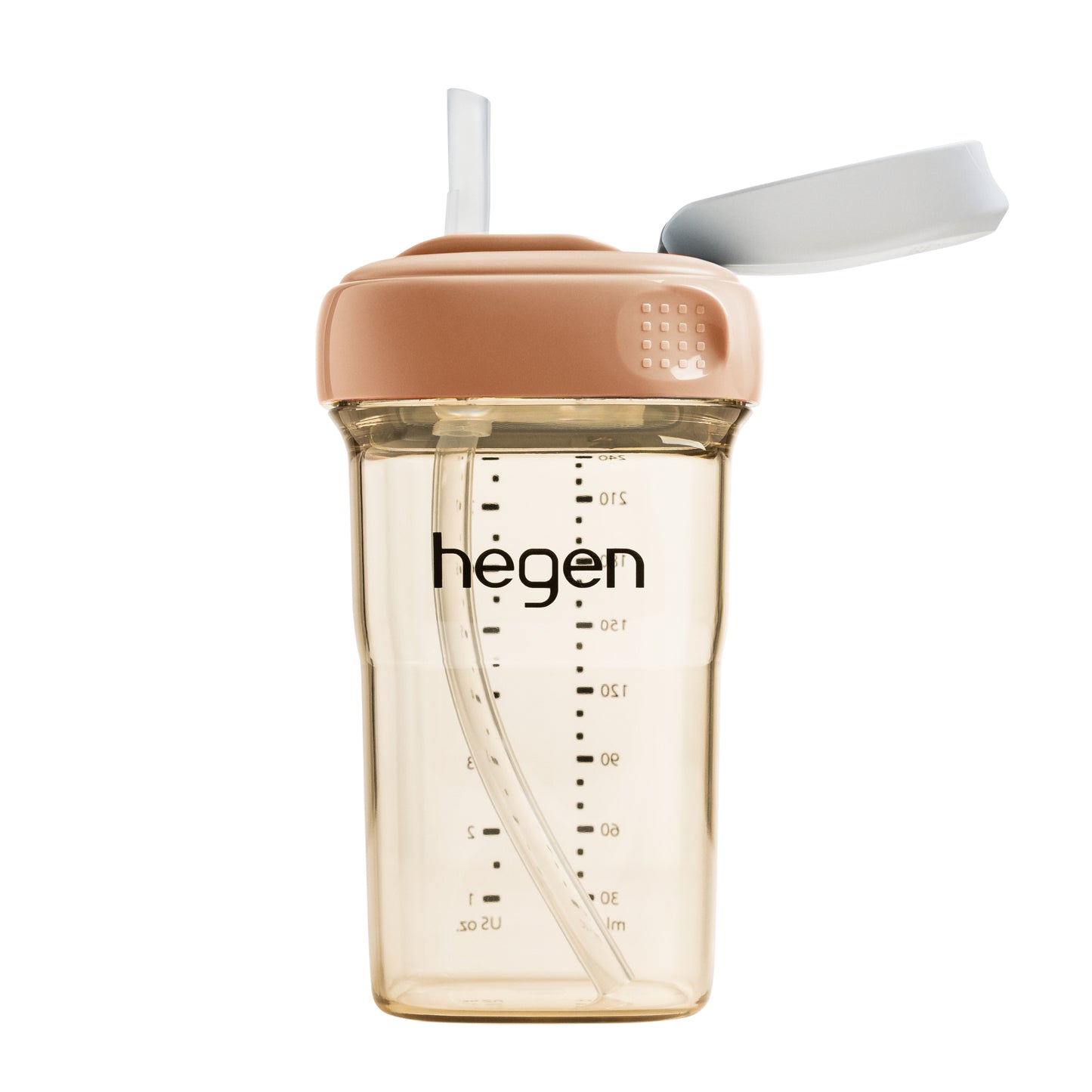 Hegen PCTO™ 240ml/8oz Straw Cup PPSU Auburn Series (Slow Flow)