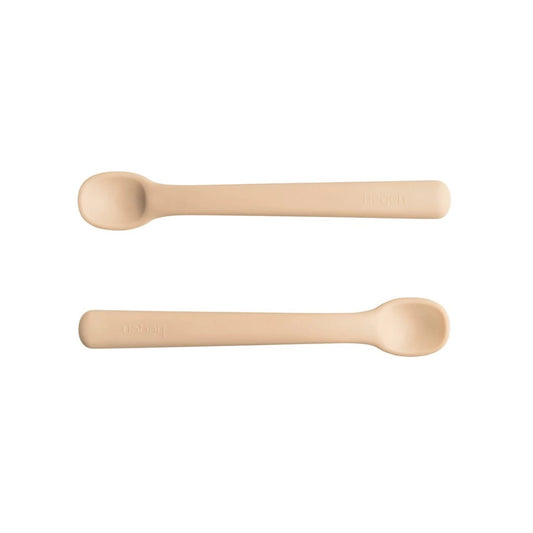 Hegen Infant Spoon Silicone Taupe (2-pack)