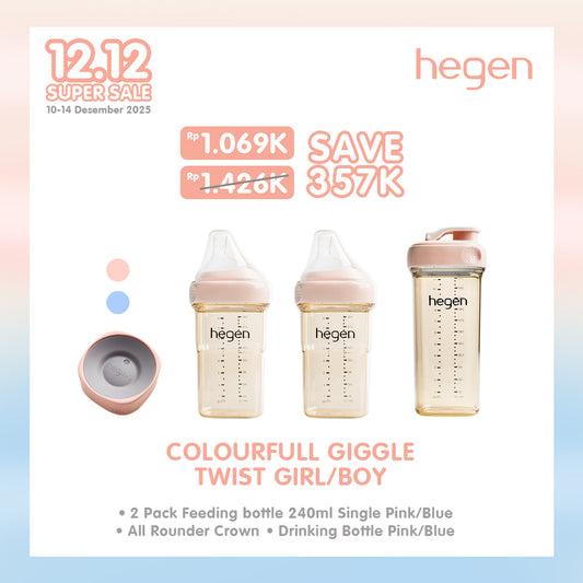 Hegen Bundle Colourful Giggle Twist 4in1 - Girl/Boy