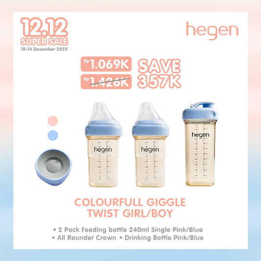 Hegen Bundle Colourful Giggle Twist 4in1 - Girl/Boy