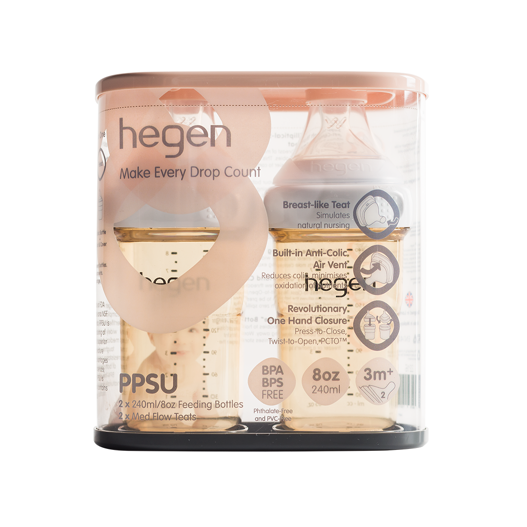 Hegen PCTO™ 240ml/8oz Botol Susu PPSU (2 bungkus)