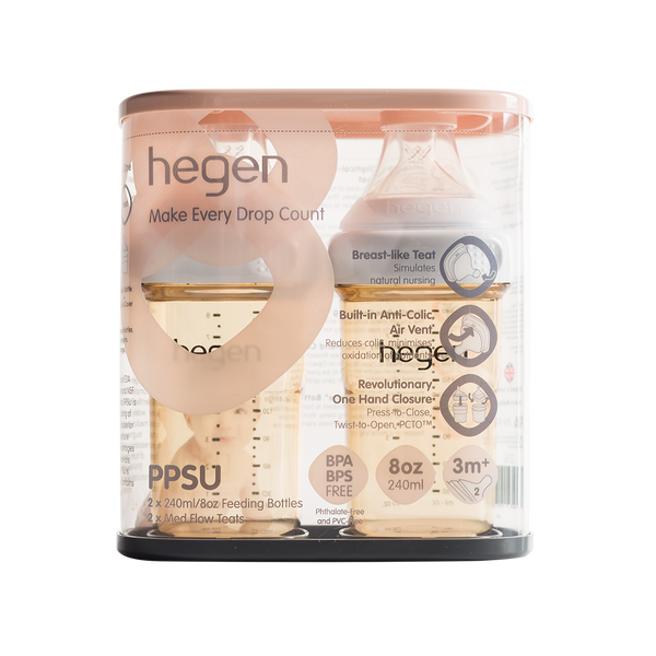 Hegen PCTO™ 240ml/8oz Botol Susu PPSU (2 bungkus)