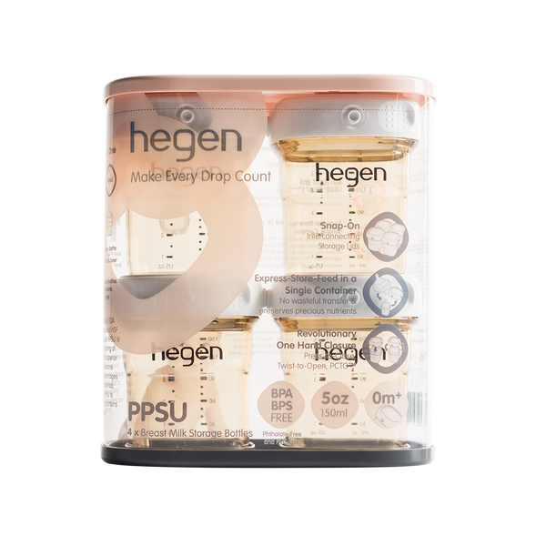 Hegen PCTO™ 150ml/5oz PPSU Penyimpanan ASI (4 bungkus)