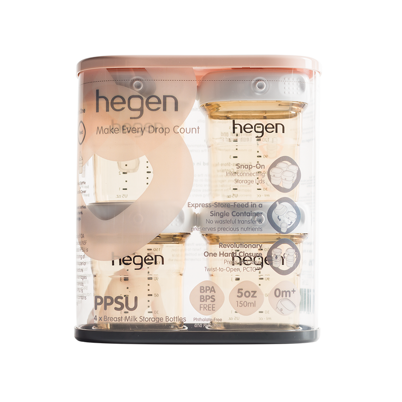 Hegen PCTO™ 150ml/5oz Breast Milk Storage PPSU (4-pack)