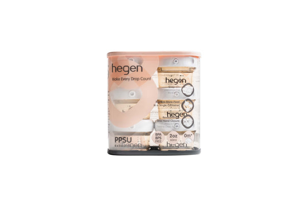 Hegen PCTO™ 60ml/2oz Breast Milk Storage PPSU (6-pack)