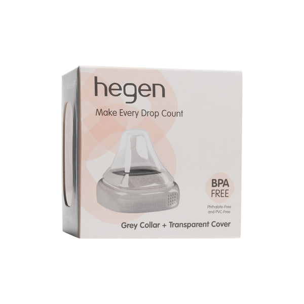 Hegen PCTO™ Collar and Transparent Cover Grey