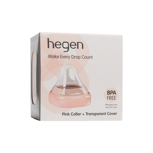 Hegen PCTO™ Collar and Transparent Cover Pink